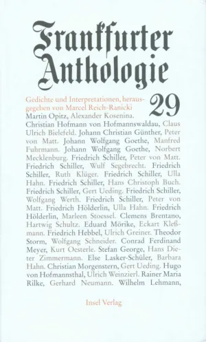 Frankfurter Anthologie. Gedichte und Interpretationen