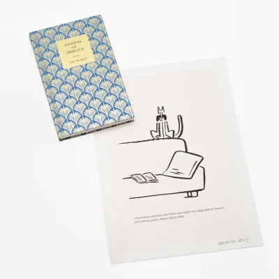 U1 zu Aktionspaket »Rilke und die Katzen« mit Notizbuch und signiertem Kunstdruck
