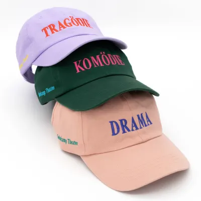 paket-photo zu Basecap-Set DRAMA-TRAGÖDIE-KOMÖDIE