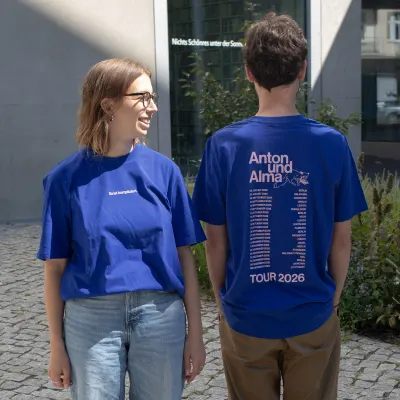 Produktansicht Tour-T-Shirt Anton und Alma