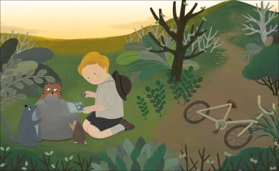 innenabbildung zu Little People, Big Dreams – David Attenborough