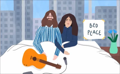 innenabbildung zu Little People, Big Dreams – John Lennon