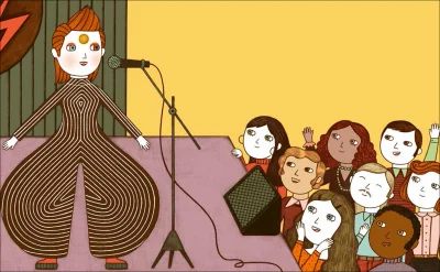 innenabbildung zu David Bowie – Little People, BIG DREAMS. Mini (Deutsche Ausgabe)