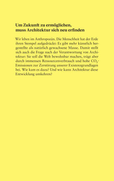 u4 zu Architecture in the Anthropocene