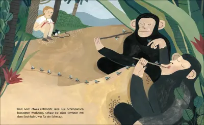 innenabbildung zu Little People, Big Dreams – Jane Goodall