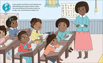 innenabbildung zu Little People, Big Dreams – Maya Angelou