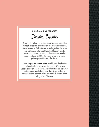 u4 zu Little People, Big Dreams – David Bowie