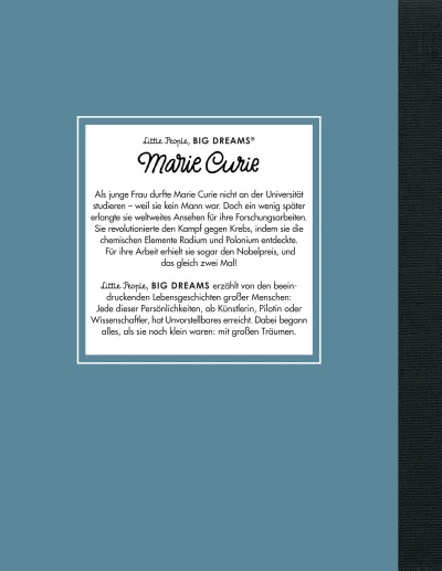u4 zu Marie Curie – Little People, BIG DREAMS (Deutsche Ausgabe)
