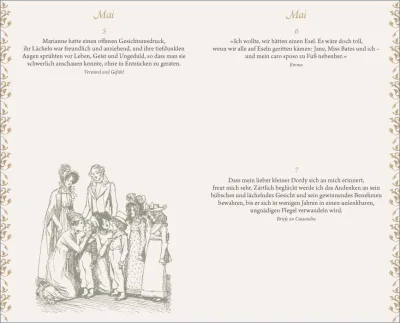 innenabbildung zu »Zärtlichkeit des Herzens«. Mit Jane Austen durch das Jahr