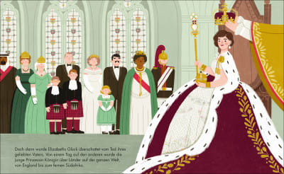innenabbildung zu Little People, Big Dreams – Queen Elizabeth