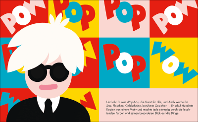 innenabbildung zu Little People, Big Dreams – Andy Warhol