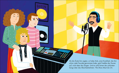 innenabbildung zu Freddie Mercury – Little People, BIG DREAMS (Deutsche Ausgabe)