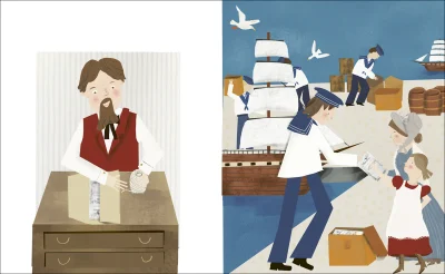 innenabbildung zu Little People, Big Dreams – Charles Dickens