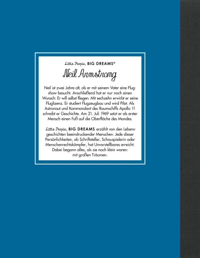 u4 zu Little People, Big Dreams – Neil Armstrong