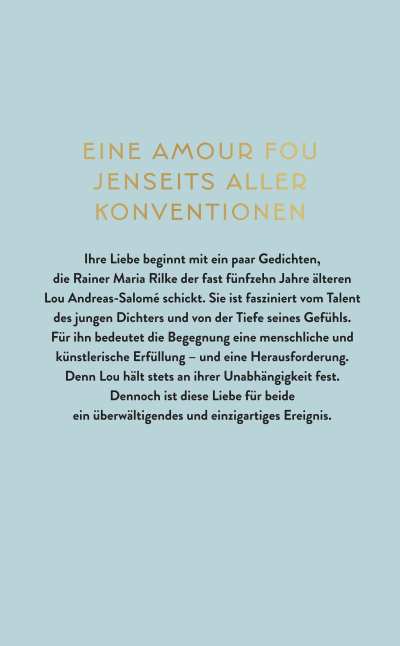 u4 zu Bis unsre Seelen Sterne sind. Rilke und Lou Andreas-Salomé