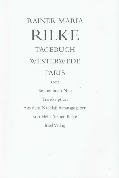U1 zu Tagebuch Westerwede und Paris. 1902