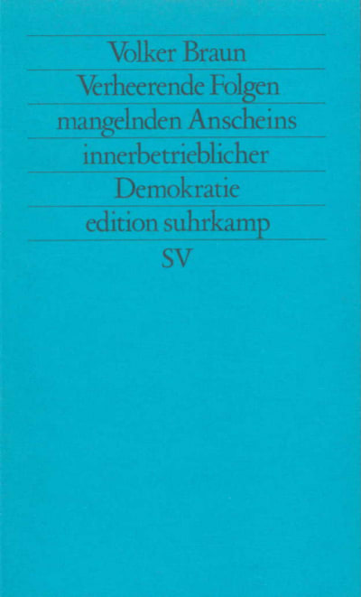 U1 zu Verheerende Folge mangelnden Anscheins innerbetrieblicher Demokratie