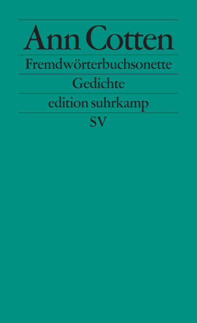 U1 zu Fremdwörterbuchsonette