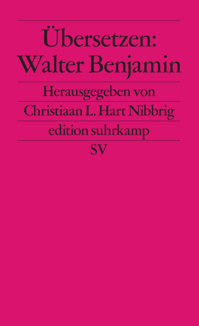 U1 zu Übersetzen: Walter Benjamin