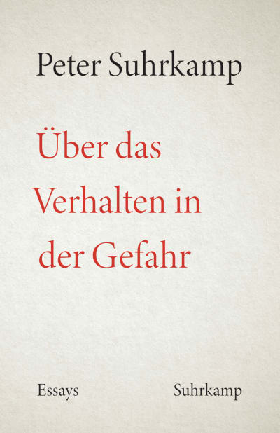 U1 zu Über das Verhalten in der Gefahr