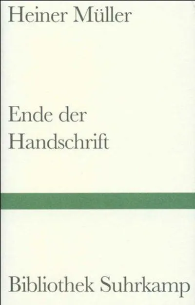 U1 zu Ende der Handschrift