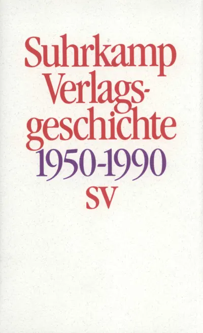 U1 zu Geschichte des Suhrkamp Verlages