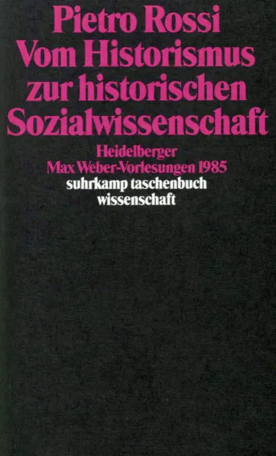 U1 zu Vom Historismus zur historischen Sozialwissenschaft