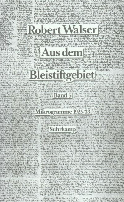 U1 zu Aus dem Bleistiftgebiet. Mikrogramme aus den Jahren 1924–1933