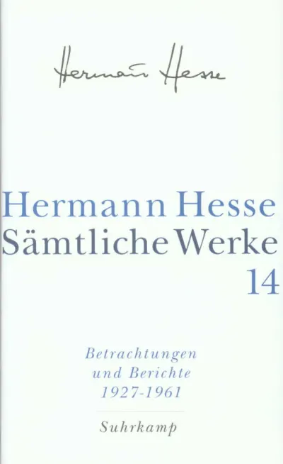 U1 zu Sämtliche Werke in 20 Bänden und einem Registerband