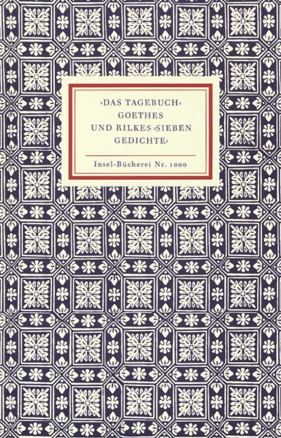 U1 zu ›Das Tagebuch‹ Goethes und Rilkes ›Sieben Gedichte‹