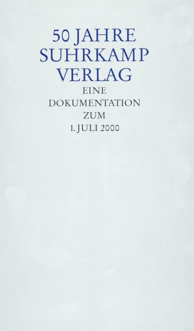 U1 zu 50 Jahre Suhrkamp Verlag