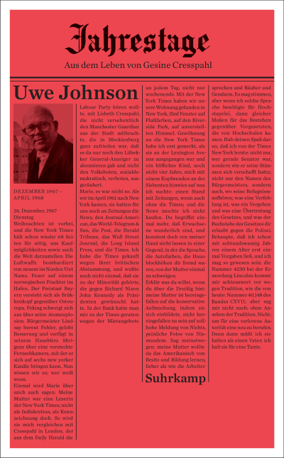 U1 zu Jahrestage 2
