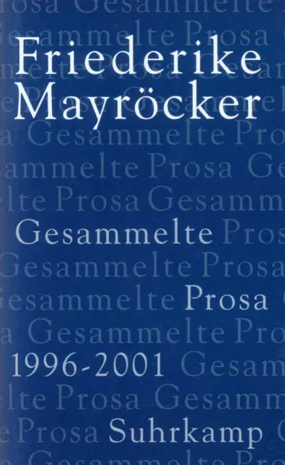 U1 zu Gesammelte Prosa