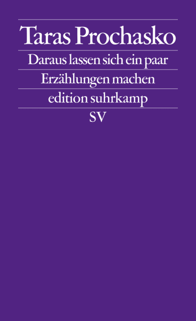 U1 zu Daraus lassen sich ein paar Erzählungen machen