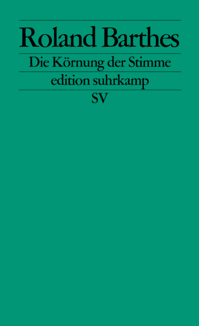 U1 zu Die Körnung der Stimme