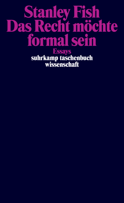 U1 zu Das Recht möchte formal sein