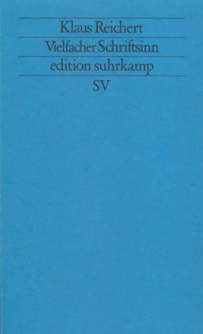 U1 zu Vielfacher Schriftsinn