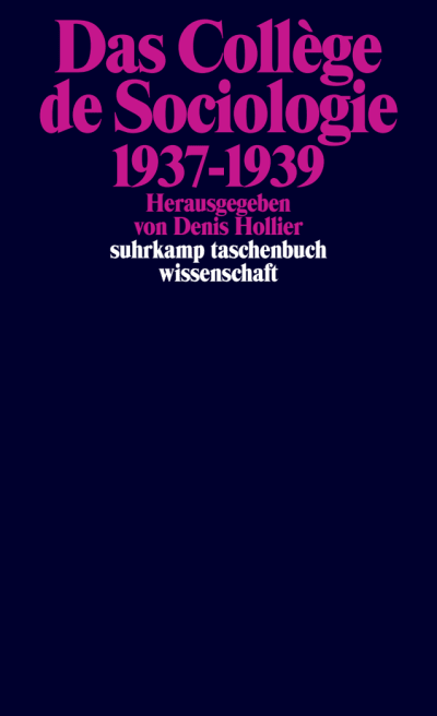 U1 zu Das Collège de Sociologie