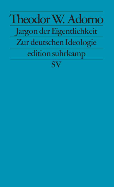 U1 zu Jargon der Eigentlichkeit
