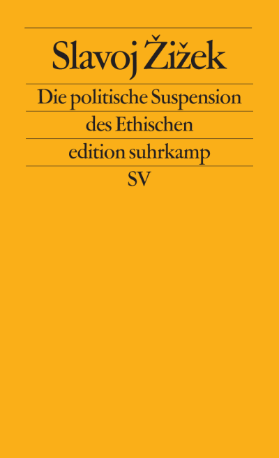 U1 zu Die politische Suspension des Ethischen