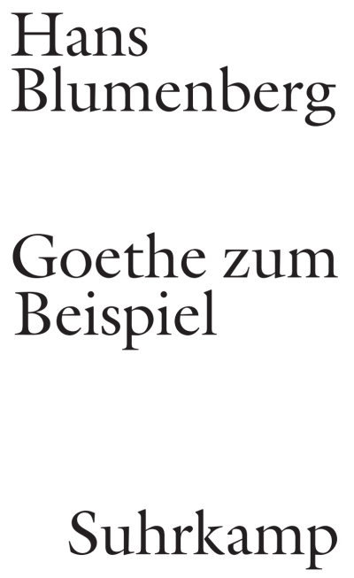 U1 zu Goethe zum Beispiel