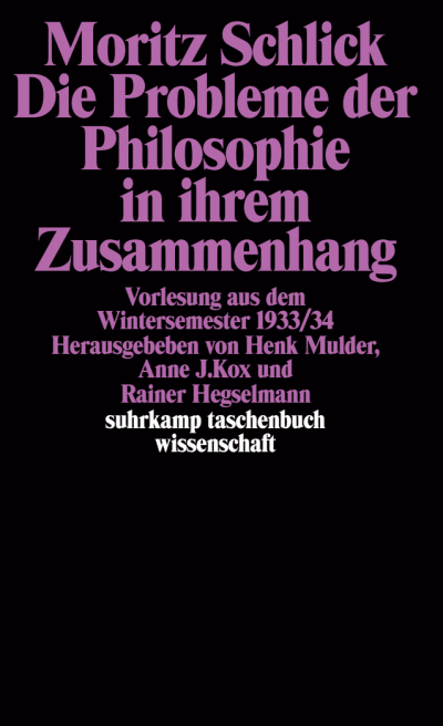 U1 zu Die Probleme der Philosophie in ihrem Zusammenhang