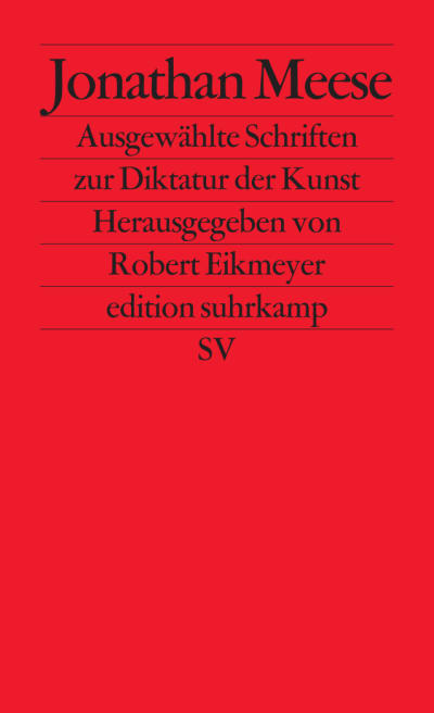 U1 zu Ausgewählte Schriften zur Diktatur der Kunst