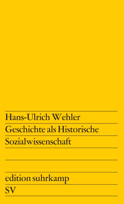 U1 zu Geschichte als Historische Sozialwissenschaft