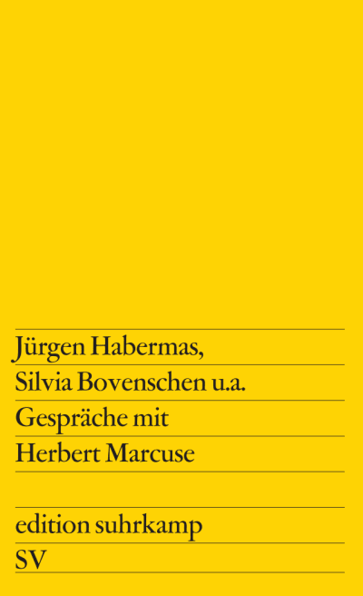 U1 zu Gespräche mit Herbert Marcuse