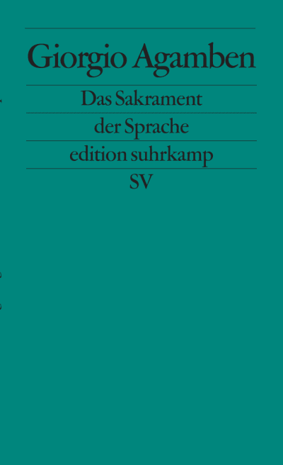 U1 zu Das Sakrament der Sprache