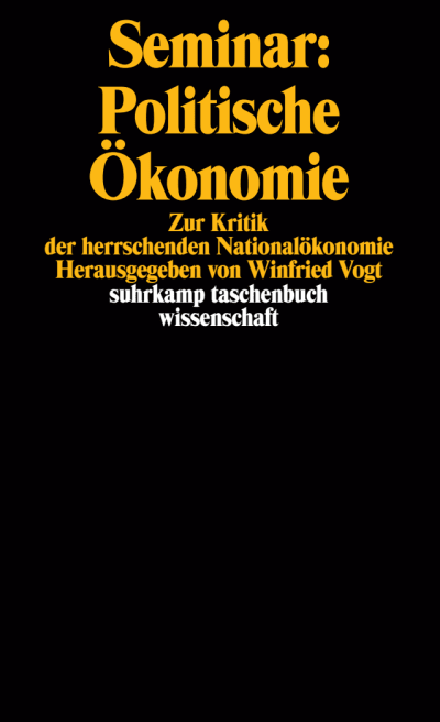 U1 zu Seminar: Politische Ökonomie