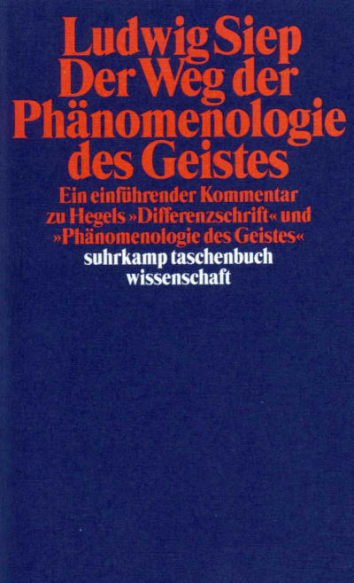 U1 zu Hegels Philosophie – Kommentare zu den Hauptwerken. 3 Bände