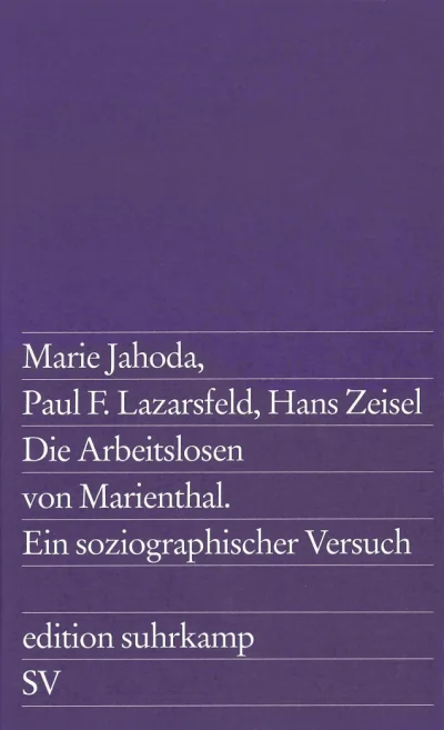 U1 zu Die Arbeitslosen von Marienthal