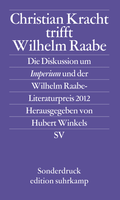 U1 zu Christian Kracht trifft Wilhelm Raabe
